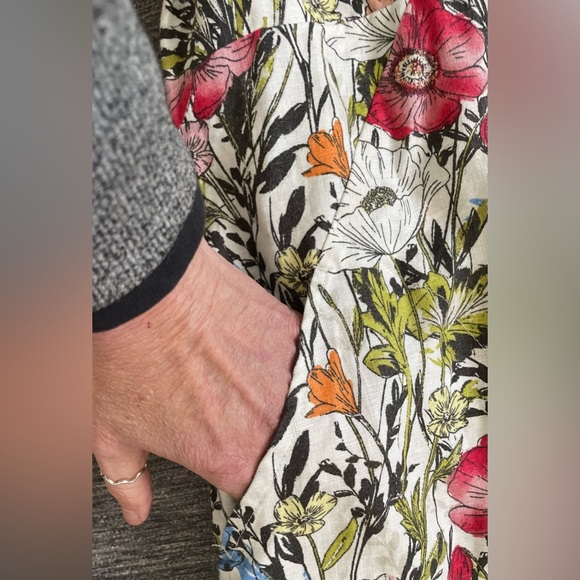 J. Jill Red and Pink Sundress Midi - Picture 13 of 16